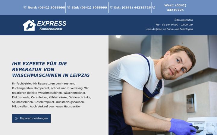 Screenshot of express-kundendienst.de