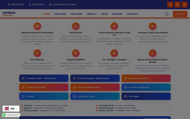 Skjámynd af express-service.net