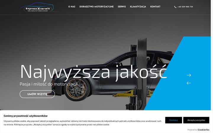 Screenshot of express-serwis.pl