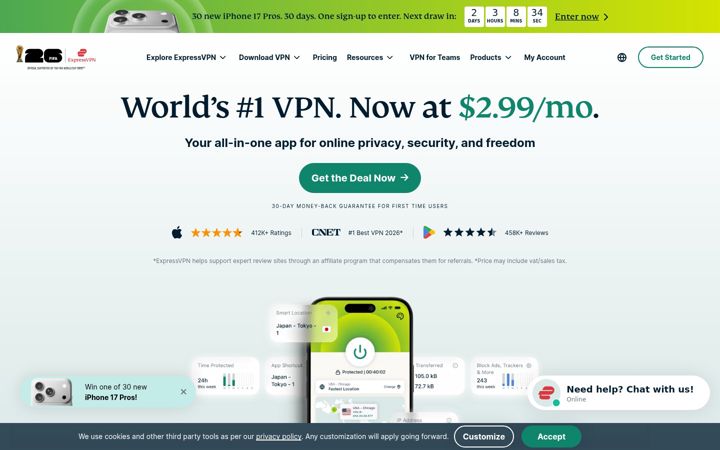 Screenshot of express-vpn.co