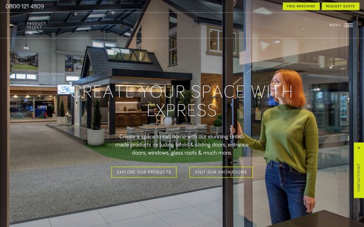 Screenshot di expressbifolds.co.uk