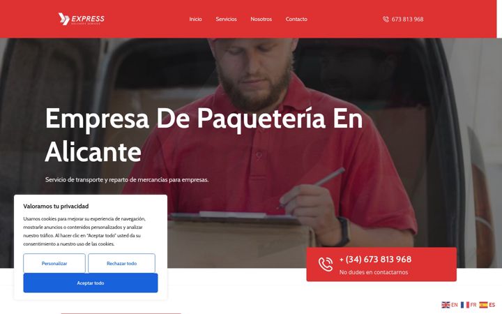 Screenshot of expressdeliveryservices.es