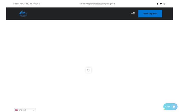 Screenshot of expressedgeshipping.com