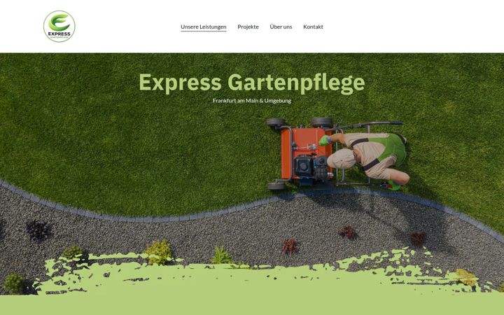 Screenshot of expressgartenpflege.de