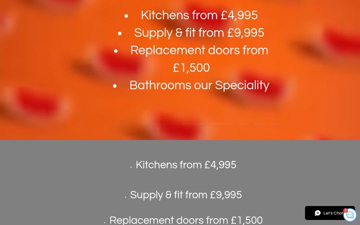 Ekrano kopija expresskitchens.co