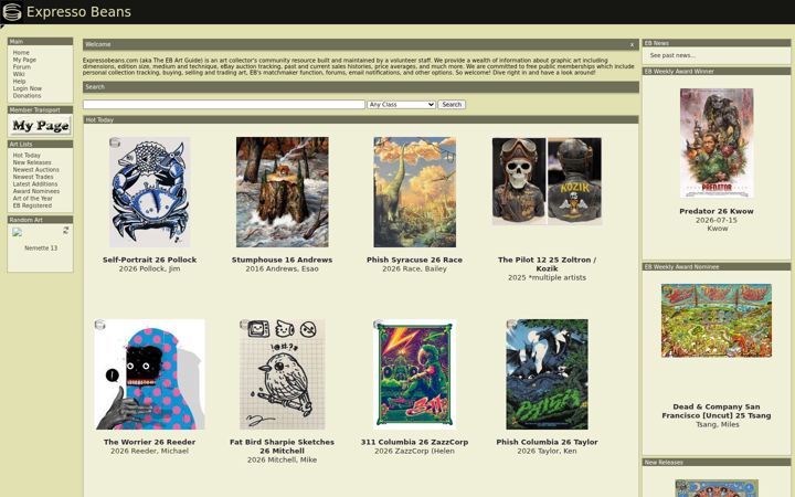 Screenshot of expressobeans.com