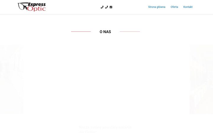 Screenshot of expressoptic.pl