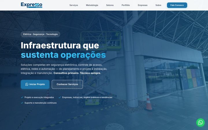 Screenshot of expressotelecom.com.br