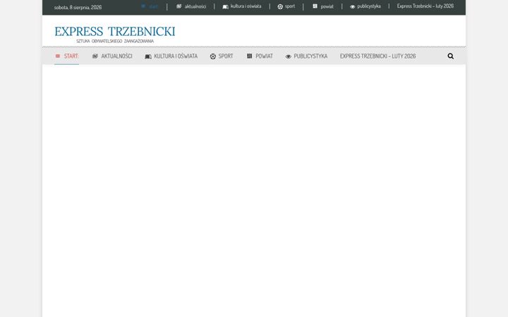 Screenshot of expresstrzebnicki.pl