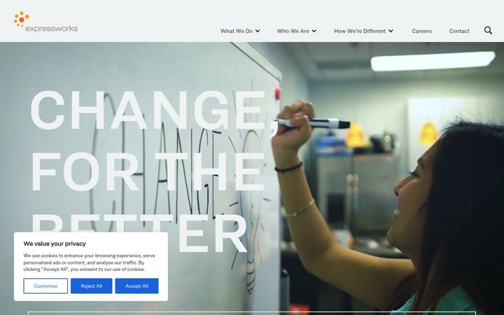 Screenshot of expressworks.com