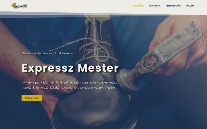 Screenshot of expresszmester.hu