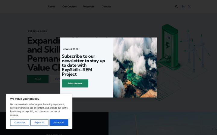 Screenshot of expskills-rem.eu