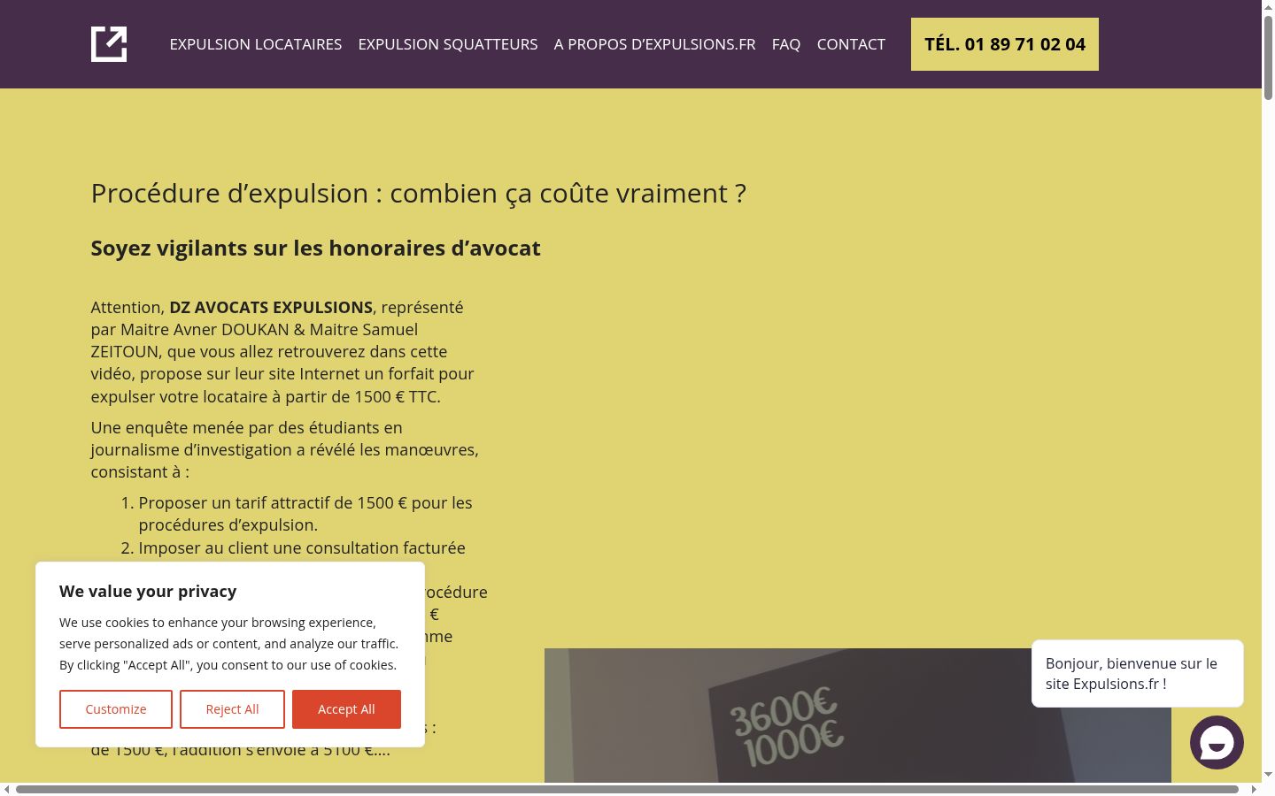Sutikimo reklamjuostės, rodytos prieš bet kokią sąveiką, ekrano kopija