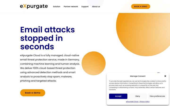 Screenshot of expurgate.cloud