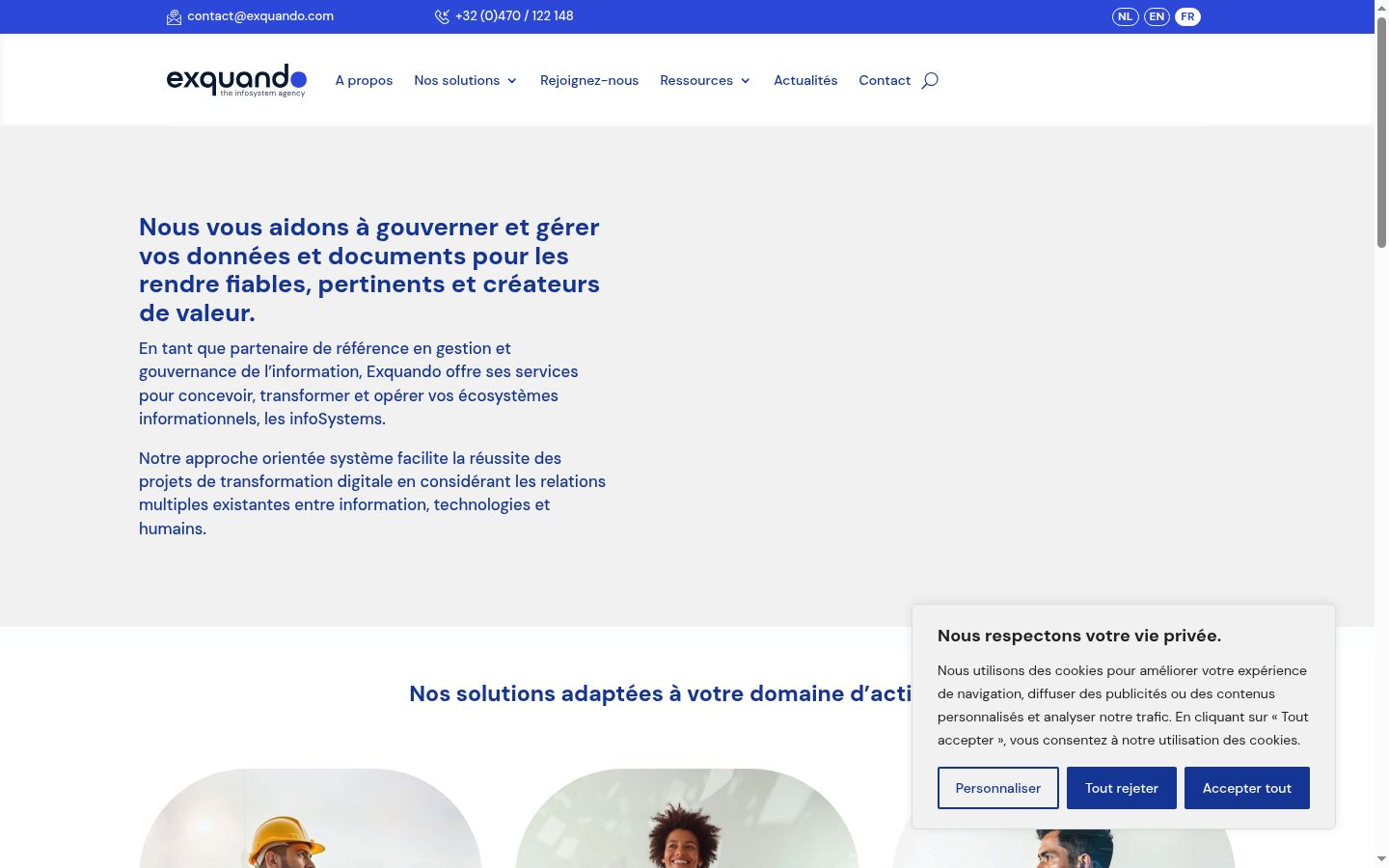 Screenshot tal-banner tal-kunsens muri qabel kwalunkwe interazzjoni