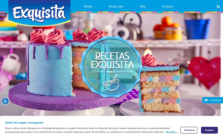 Screenshot of exquisita.com.ar
