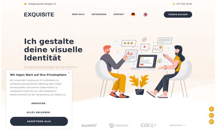Screenshot of exquisite-designs.ch