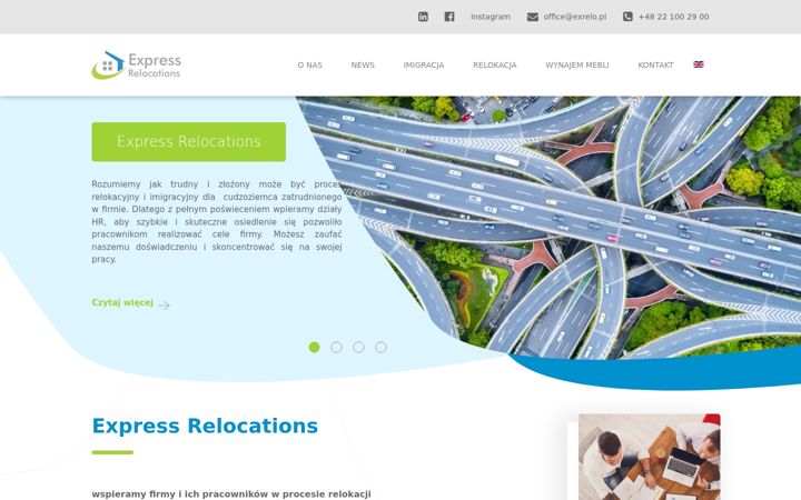 Screenshot of exrelo.com