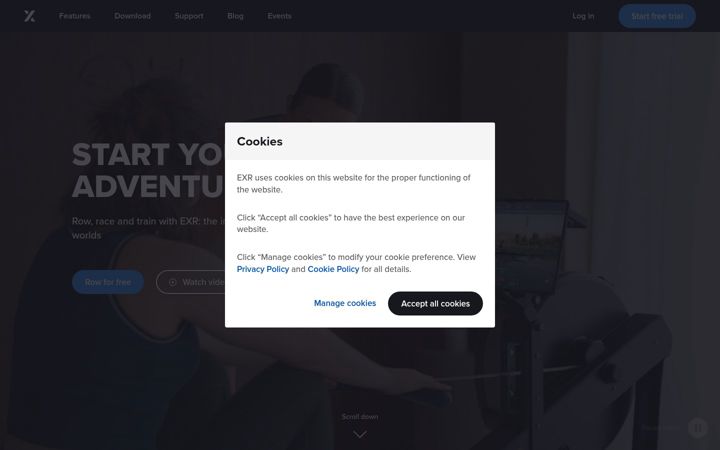 Screenshot of exrgame.com