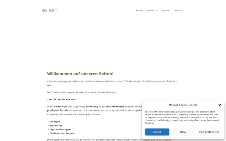 Screenshot of exsar.at