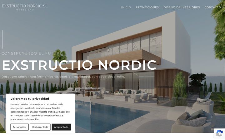 Screenshot of exstructionordic.com