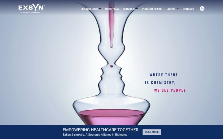 Screenshot of exsyncorp.com