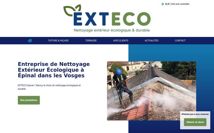 Screenshot of exteco-epinal-nancy.fr