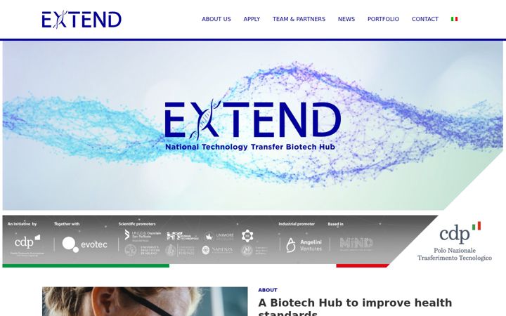 Screenshot of extend-tthub.com