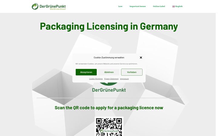 Screenshot of extendedproducerresponsibility.de