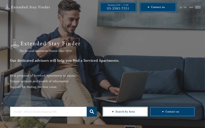 Screenshot of extendedstayfinder.com