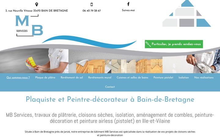Screenshot of extenrenobatiment.fr