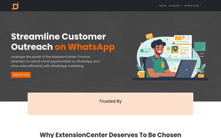 Screenshot of extension-center.com