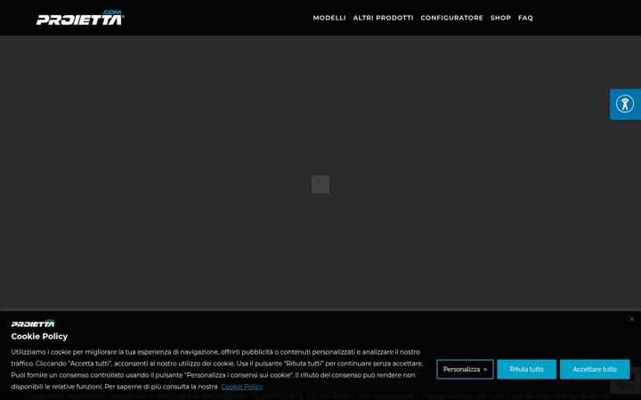 Screenshot of exteriorprojector.it