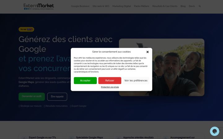 Screenshot of extern-market.com
