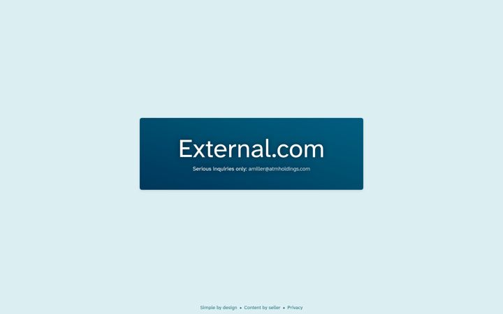 Screenshot of external.com