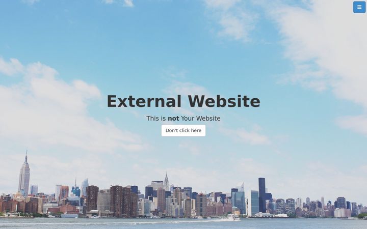 Screenshot of externalwebsite.com