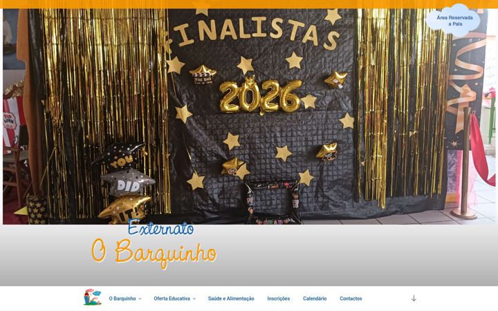 Screenshot of externatobarquinho.com