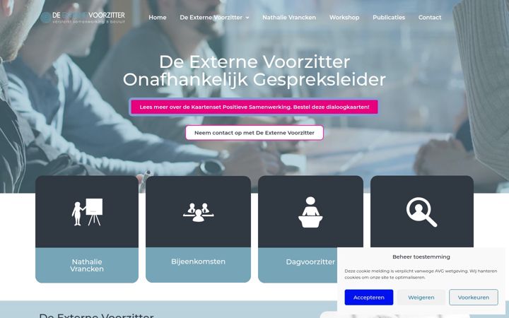Screenshot of externevoorzitter.nl