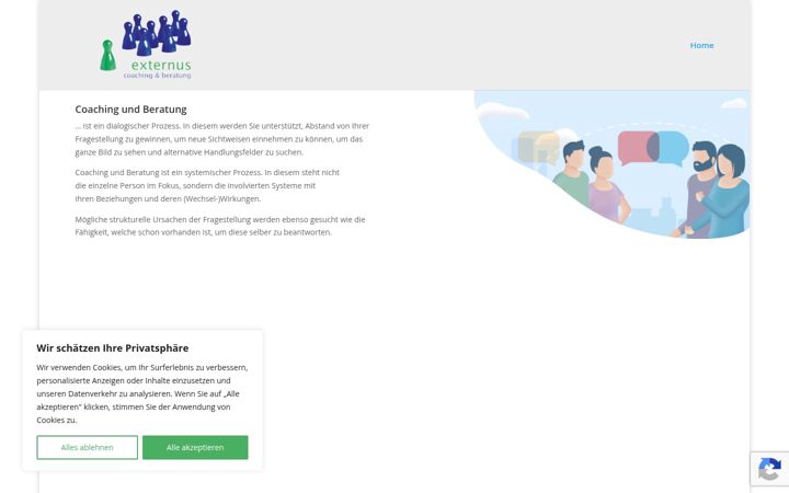 Screenshot of externus.ch