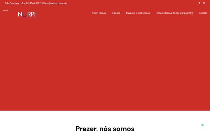 Screenshot ta' extinorpi.com.br