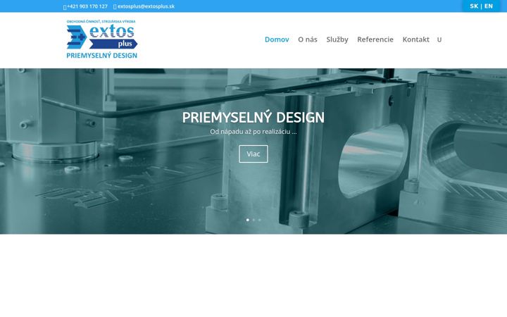 Screenshot of extosplus.sk