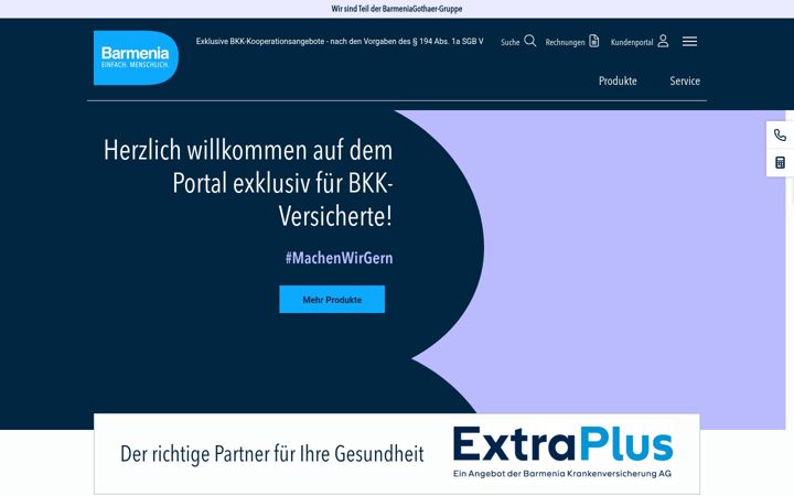 Screenshot of extra-plus.de