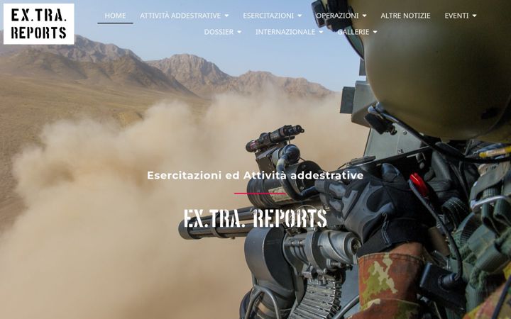 Skärmbild av extra-reports.it