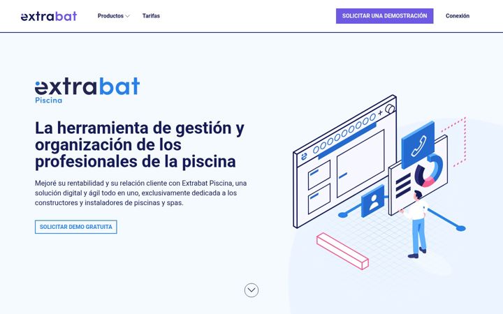 Screenshot of extrabat.es