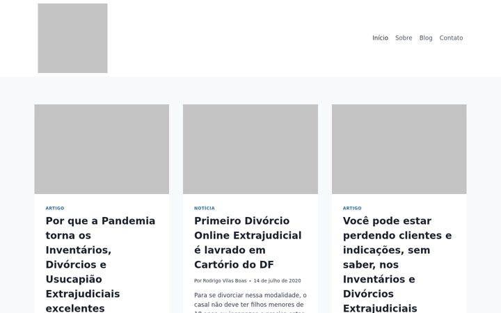 Screenshot ta' extrajus.com.br