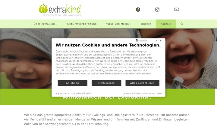 Zrzut ekranu extrakind.de