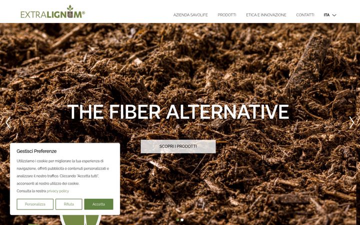 Screenshot of extralignum.com