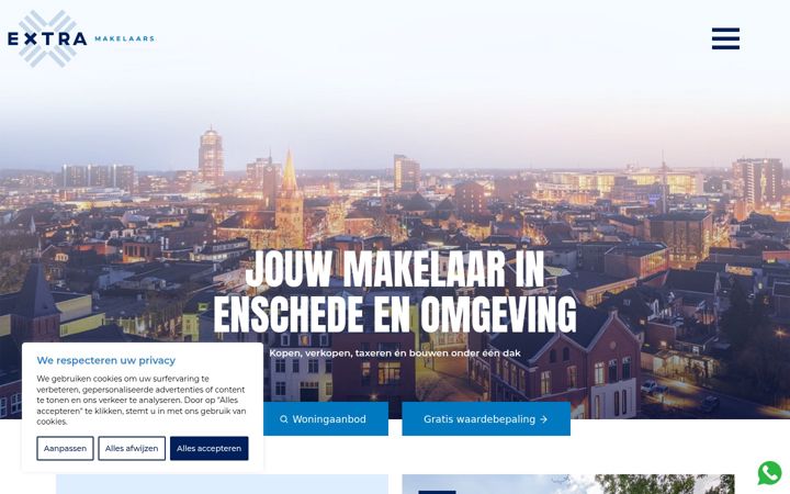 Screenshot of extramakelaars.nl