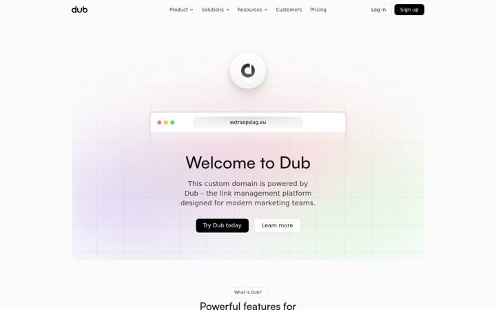 Screenshot of extraopslag.eu