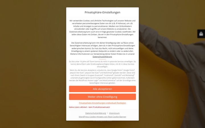 Zrzut ekranu extrapack.de